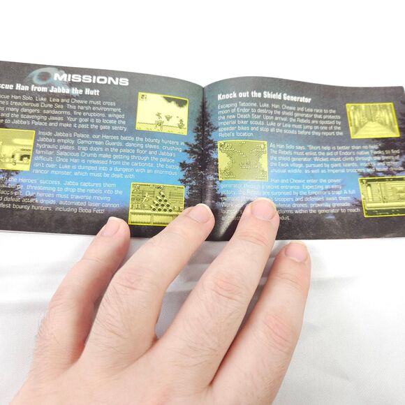 Super Star Wars Return of the Jedi GameBoy Instruction Booklet Manual *ONLY* - Picture 7 of 7